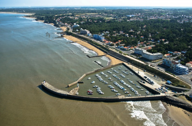 CPSM, Plaisanciers port de Comberge, Saint Michel Chef Chef, Tharon.